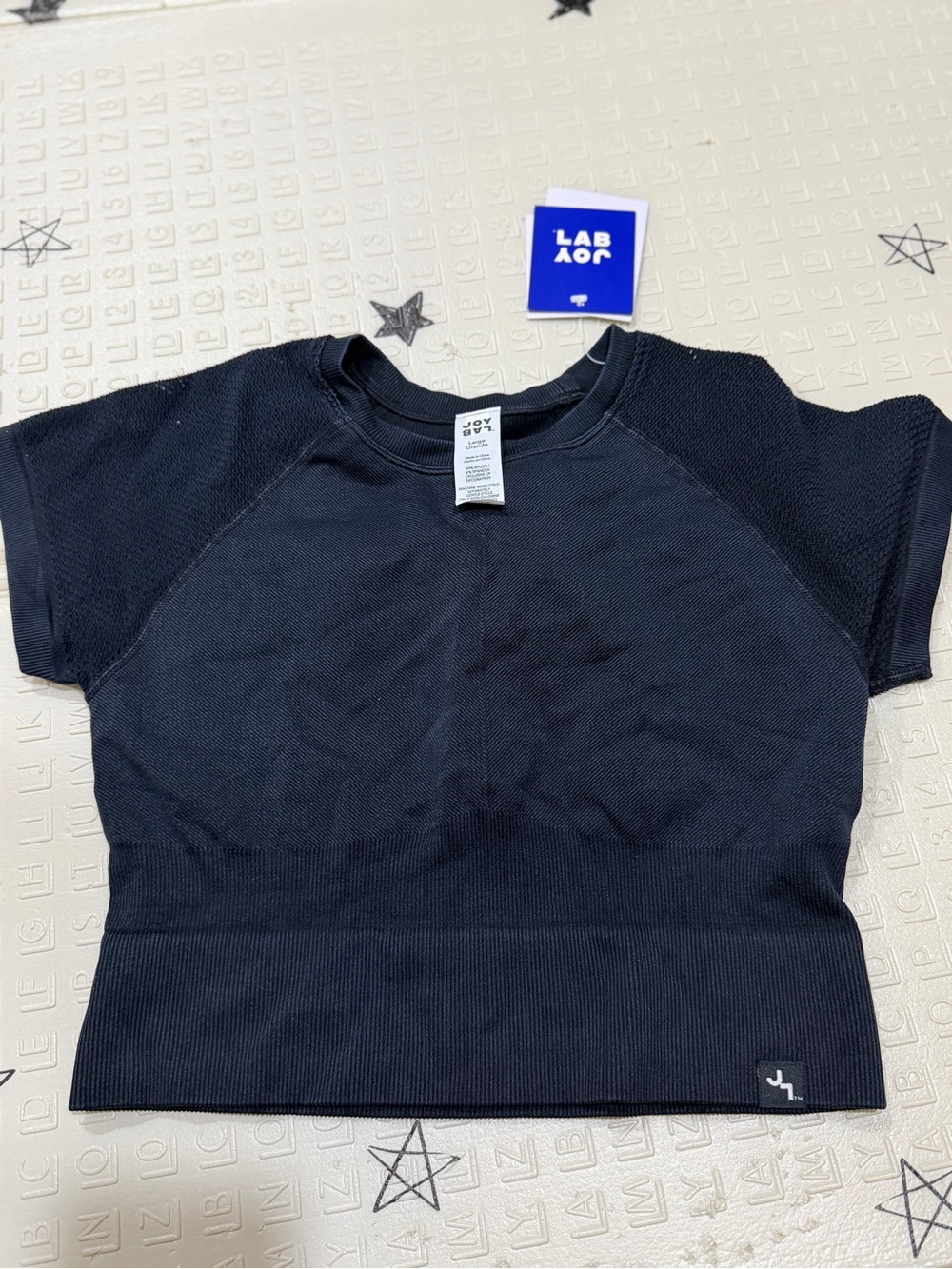JoyLab Navy Short-Sleeve Active Tee for Kids